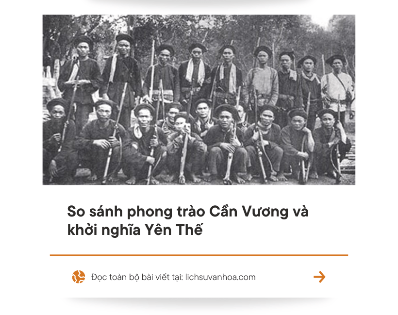 So Sanh Phong Trao Can Vuong Va Khoi Nghia Yen The