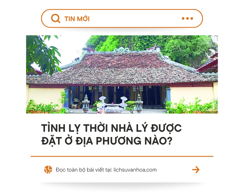 Tinh Ly Thanh Hoa Thoi Nha Ly Duoc Dat O Dia Phuong Nao