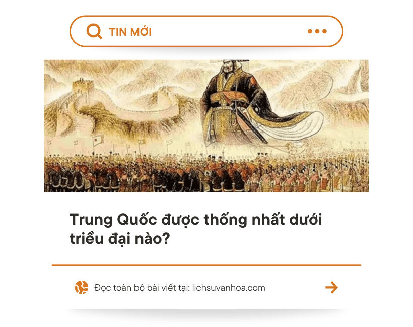 Trung Quoc Duoc Thong Nhat Duoi Trieu Dai Nao