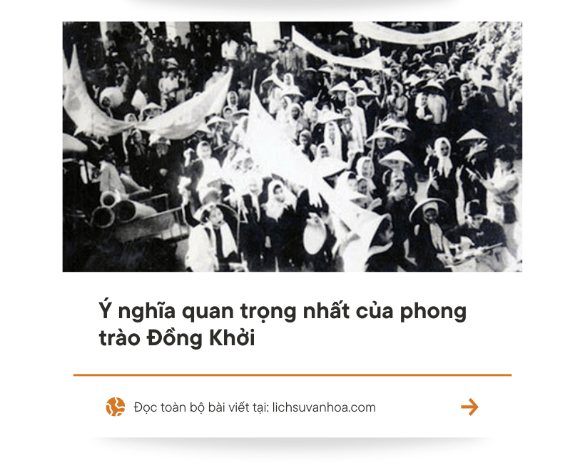 Y Nghia Quan Trong Nhat Cua Phong Trao Dong Khoi