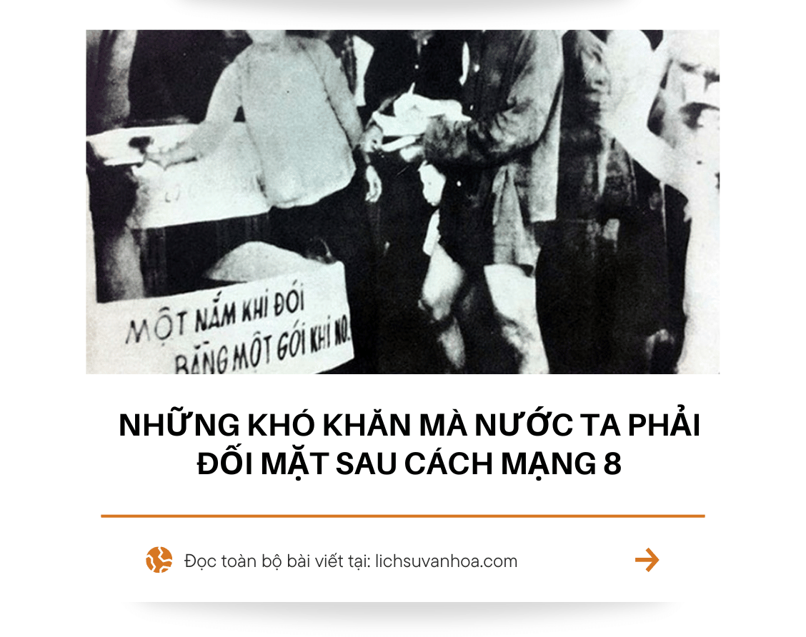 Nhung Kho Khan Sau Cach Mang Thang 8 Nam 1945