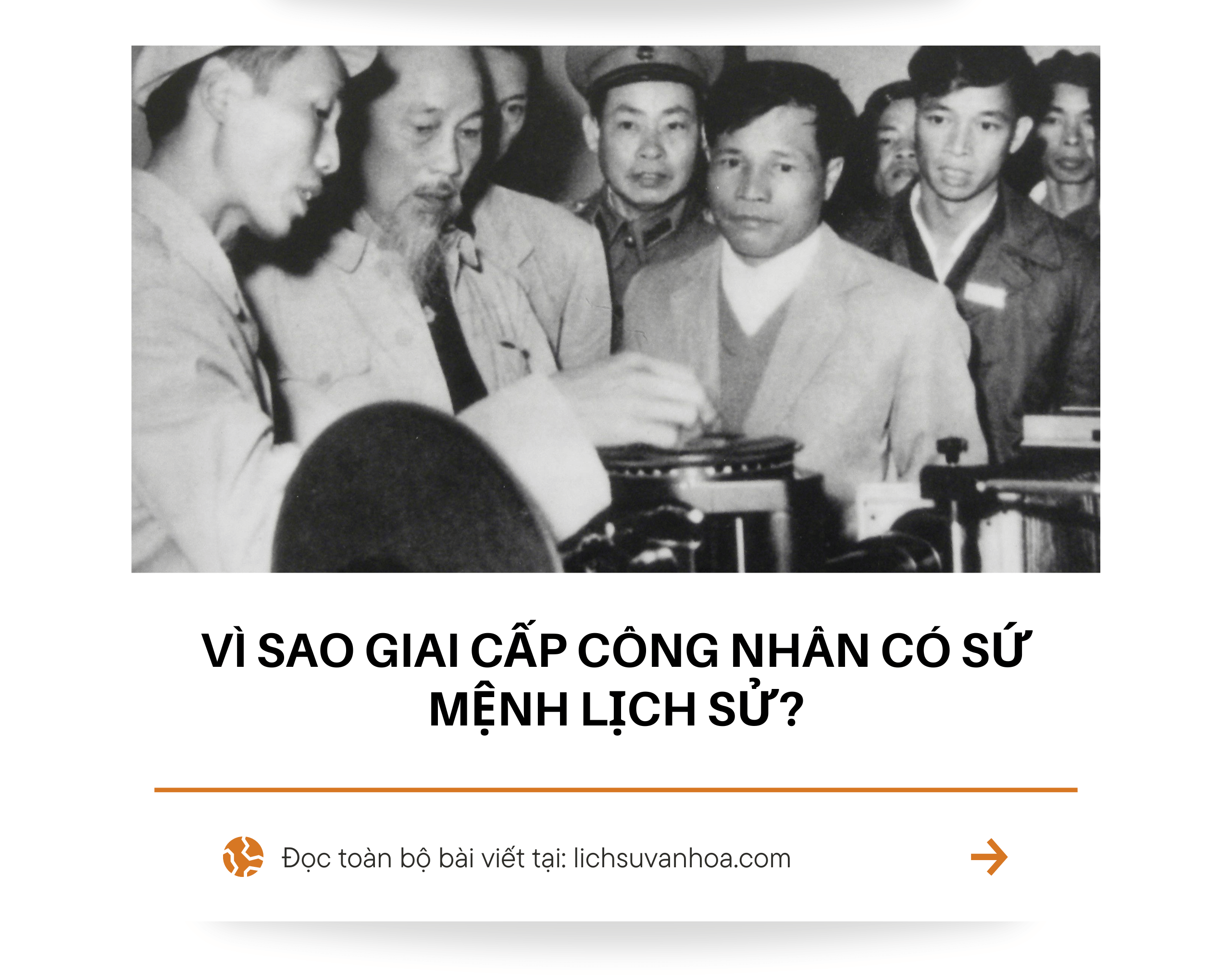 Vi Sao Giai Cap Cong Nhan Co Su Menh Lich Su